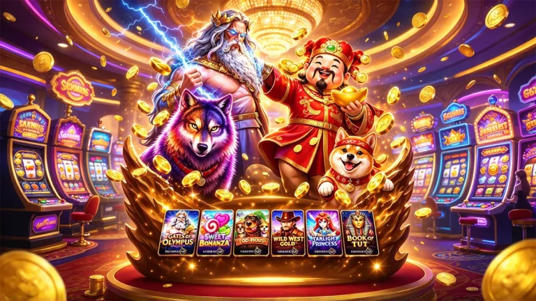 Máy Slot minh họa lịch sử và trạng thái vòng quay